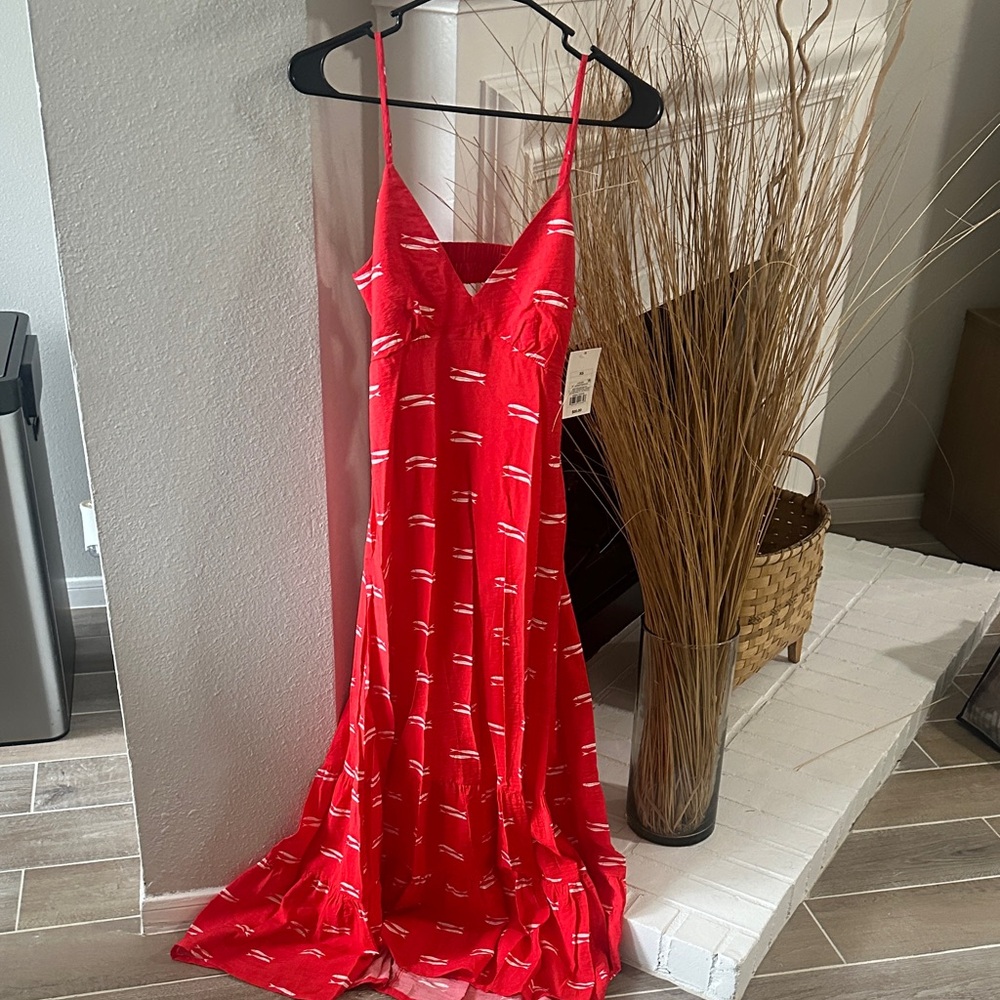 NWT Maxi dress fish print